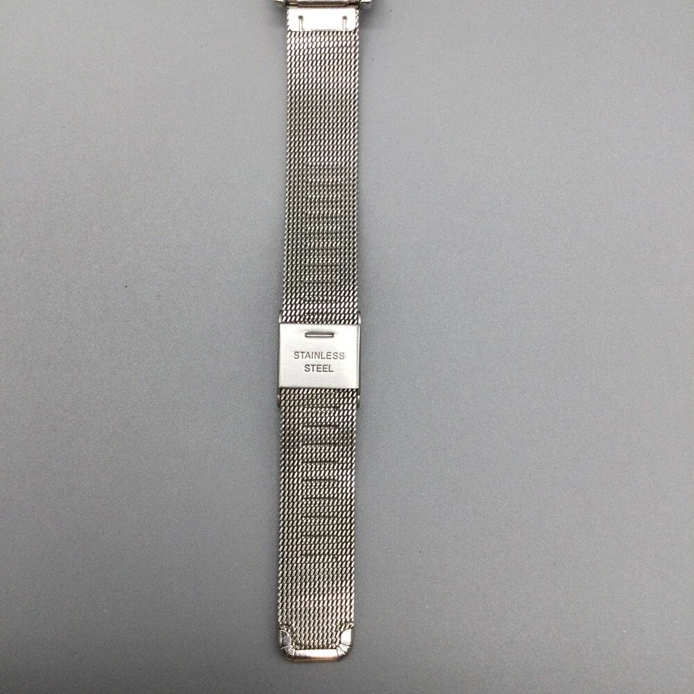 Timex Womens Watch 25mm Silver Tone Mesh Band Stainless Steel New Battery